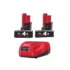 Set acumulatoare  MILWAUKEE M12NRG-402 