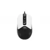 Mouse  A4TECH FM12S Silent Optical, 1000 dpi, 3 buttons, Ambidextrous, 4-Way Wheel, Panda, USB
