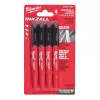 Marker  MILWAUKEE pentru santier cu varf ultra fin Negru 