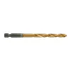 Burghiu 6x105mm MILWAUKEE pentru metal HSSG-TiN HEX 
