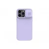 Husa  Nillkin Apple iPhone 14 Pro, CamShield Silky Silicone Case, Misty Purple 