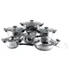 Set cratite Inox, 18 cm, 20 cm, 24 cm, 16 cm, 16 cm, 24 cm Zilan ZLN4038 