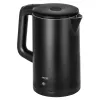 Электрочайник 1.7 l, 2200 W, Inox, Negru MPM MCZ-105/C 