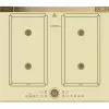 Plita incorporabila cu inductie 7 kW, 4 arzatoare, Vitroceramica, Timer, Crema KAISER KCT 6745 FI ElfAD 