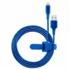 Cablu  Cellular Line Lightning Cable Cellular, Strip MFI, 1M, Blue 