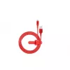 Cablu  Cellular Line Lightning Cable Strip MFI, 1M, Red 