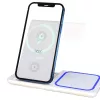 Wireless charger  XO 3in1, WX023, White (apple supporting) 