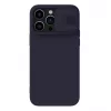 Чехол  Nillkin Apple iPhone 14 Pro, CamShield Silky Magnetic Silicone Case, Midnight Blue 