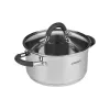 Кастрюля с крышкой 1.2 l, 14 cm, Inox Ardesto Gemini Salerno 