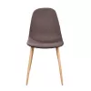 Стул Placaj, Spuma poliuretanica, Metal, Stofa DP C-710 Denim Brown 