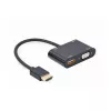 Кабель видео  Cablexpert HDMI M to HDMI&VGA F + AUX, Cablexpert "A-HDMIM-HDMIFVGAF-01" 