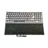 Клавиатура для ноутбука  OEM HP Pavilion 15-DK 15T-DK 15DK 15-CX 15Z-EC Series w/Backlit w/o frame "ENTER"-small ENG/RU Black 