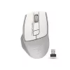 Mouse wireless  A4TECH FG30S Silent, 1000-2000 dpi, 6 buttons, Ergonomic, 1xAA, Grey/White 