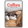 Влажный корм  0.1 kg CALIBRA Cat pouch Premium Adult Lasmb&Poultry 