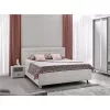 Кровать PAL melaminat, Piele eco, Alb Ambianta RIO 1.6 m  160 x 200 