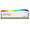 RAM  KINGSTON 8GB DDR4-3600 FURY® Beast DDR4 RGB Special Edition, PC28800, CL17, 1.35V, Auto-overclocking, Asymmetric WHITE heat spreader, Dynamic RGB effects featuring Kingston FURY Infrared Sync technology, Intel XMP Ready (Extreme Memory Profiles) 