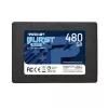SSD  PATRIOT 2.5" SSD 480GB Burst Elite, SATAIII, Sequential Read: 450MB/s, Sequential Write: 320MB/s, 4K Random Read: 40K IOPS, 4K Random Write: 40K IOPS, SMART ZIP, TRIM, 7mm, TBW: up to 200TB, Phison S11 Controller, 3D NAND TLC 