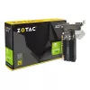 Видеокарта  ZOTAC GeForce GT710 2GB GDDR3, 64bit, 954/1600Mhz, Active Cooling, Single Fan with heatsink, 1 Slot, HDCP, VGA, DVI-D, HDMI, Low Profile, 2x Low profile bracket included, Lite Pack