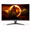 Монитор  AOC 31.5" VA LED CQ32G2SE/BK Curved QHD Black (1ms, 3000:1, 250cd, 2560x1440, 178°/178°, Refresh Rate 165Hz, Curveture 1500R, 2 x HDMI2.0, DisplayPort, AMD Freesync Premium, Audio Line-out, Speakers 2 x 5W, VESA) 