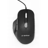 Мышь  GEMBIRD MUS-6B-02, 6-button wired optical mouse with LED edge light effects, 1200-3600dpi, USB, Black 