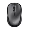 Mouse wireless  TRUST Yvi + Eco Wireless Silent Mouse - Black, 8m 2.4GHz, Micro receiver, 800-1600 dpi, 4 button, AA battery, USB 
