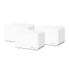 Беспроводной маршрутизатор  MERCUSYS Halo Halo H70X (3-pack) AX1800 Mesh Wi-Fi 6 System, 3 x Gigabit LAN Port, 1201Mbps on 5GHz + 574Mbps on 2.4GHz, 802.11ax/ac/b/g/n, Beamforming, Wi-Fi Dead-Zone Killer, Seamless Roaming with One Wi-Fi Name, Parrents control 
