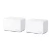 Router wireless  MERCUSYS Halo H80X (2-pack) AX3000 Mesh Wi-Fi 6 System, 3 x Gigabit LAN Port, 2402Mbps on 5GHz + 574Mbps on 2.4GHz, 802.11ac/b/g/n, Beamforming, Wi-Fi Dead-Zone Killer, Seamless Roaming with One Wi-Fi Name, Parrents control 