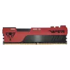 Модуль памяти  PATRIOT 16GB DDR4-3600 VIPER (by Patriot) ELITE II, PC28800, CL20, 1.35V, Red Aluminum HeatShiled with Black Viper Logo, Intel XMP 2.0 Support, Black/Red 