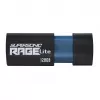 Флешка  PATRIOT 128GB USB3.2 Patriot Supersonic Rage Lite Black, Retractable design (Up to 120MB/s Read Speed) 