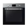 Встраиваемая  электрическая духовка 78 l, 9 functii, Grill, Timer, Negru, Argintiu ZANETTI ZCE PREMIUM 90 DIG INOX 