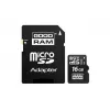 Card de memorie  GOODRAM 16GB microSD Class10 U1 UHS-I + SD adapter  Goodram M1AA, 600x, Up to: 90MB/s 
