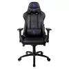 Игровое геймерское кресло 130 kg, 165-190 cm, Negru, Albastru AROZZI Verona Signature PU, Black /Blue logo 