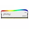 Модуль памяти  KINGSTON 8GB DDR4-3200 FURY® Beast DDR4 RGB Special Edition, PC25600, CL16, 1.35V, Auto-overclocking, Asymmetric WHITE heat spreader, Dynamic RGB effects featuring Kingston FURY Infrared Sync technology, Intel XMP Ready (Extreme Memory Profiles) 