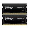 RAM  KINGSTON 64GB (Kit of 2*32GB) DDR4-3200 SODIMM FURY® Impact, PC25600, CL20, 2Rx8, 1.2V Intel® XMP 2.0 (Extreme Memory Profiles) 