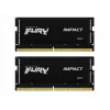 RAM  KINGSTON 32GB (Kit of 2*16GB) DDR5-4800 SODIMM FURY® Impact DDR5, PC38400, CL38, 1Rx8, 1.1V, Intel XMP 3.0 (Extreme Memory Profiles) 