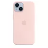 Husa  APPLE Original iPhone 14 Silicone Case with MagSafe - Chalk Pink, Model A2910 