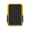 Жёсткий диск внешний  SILICON POWER 2.5" External HDD 4.0TB (USB3.2) Silicon Power Armor A66, Black/Yellow, Rubber + Plastic, Military-Grade Protection MIL-STD 810G, IPX4 waterproof, Advanced internal suspension system keeps the hard drive safe from drops and bumps 
