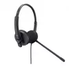 Casti cu microfon  DELL Stereo Headset WH1022 (520-AAVV), USB -A / 3.5mm Stereo Jack Connetctivity Noise-Canceling Mic, Adjustable Mic 150 Hz–7 kHz, LED Lights Call Indicator, Sound/Mic Mute, Volume +/-, Cable Length 2.9m, Earpad Material Leatherette. 