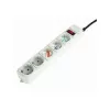 Prelungitor cu protectie  GEMBIRD SPG3-B-15C, 5 Sockets, 4.5m, up to 250V AC, 16 A, safety class IP20, Grey 
