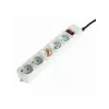 Сетевой фильтр  GEMBIRD SPG3-B-15C, 5 Sockets, 4.5m, up to 250V AC, 16 A, safety class IP20, Grey 