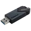 Флешка  KINGSTON 64GB USB3.2 DataTraveler Exodia Onyx Black, Moving cap design, Sleek matte black casing, Key ring (Read 100 MByte/s, Write 12 MByte/s) 