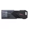 Флешка  KINGSTON 256GB USB3.2 DataTraveler Exodia Onyx Black, Moving cap design, Sleek matte black casing, Key ring (Read 100 MByte/s, Write 12 MByte/s) 