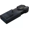 Флешка  KINGSTON 128GB USB3.2 DataTraveler Exodia Onyx Black, Moving cap design, Sleek matte black casing, Key ring (Read 100 MByte/s, Write 12 MByte/s) 