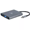 Кабель USB  GEMBIRD 6-in-1: USB3 port, 4K HDMI and Full HD VGA video, stereo audio, card reader and USB Type-C PD charge support 