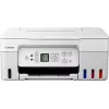 Multifunctionala inkjet  CANON Pixma G3470 White, Color Printer/Scanner/Copier/Wi-Fi, A4, Print 4800x1200dpi_2pl, Scan 600x1200dpi, ESAT 11/6.0 ipm, 64-275г/м2, LCD 3.4 cm,USB 2.0, 4 ink tanks: GI-41 B/M/Y/C Black: 6,000 pages (Economy mode 7.600 pages) Colour: 7,70 