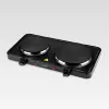 Aragaz de masa 2 arzatoare, Emal, Negru Maestro MR-771-2 2000W 