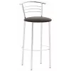 Scaun de bar Piele Ecologică, Negru DP Marco hoker chrome V-4 