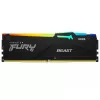 RAM  KINGSTON 32GB DDR5-5200MHz FURY Beast RGB (KF552C40BBA-32), CL40-40-40, 1.25V, Intel XMP 3.0, Black 