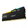 RAM  KINGSTON 32GB DDR5-5600MHz Kingston FURY Beast RGB (KF556C40BBA-32), CL40-40-40, 1.25V, Intel XMP 3.0, Black 
