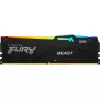 Модуль памяти  KINGSTON 64GB DDR5-6000MHz Kingston FURY Beast RGB (Kit of 2x32GB) (KF560C40BBAK2-64), CL40-40-40, 1.35V,Blk 